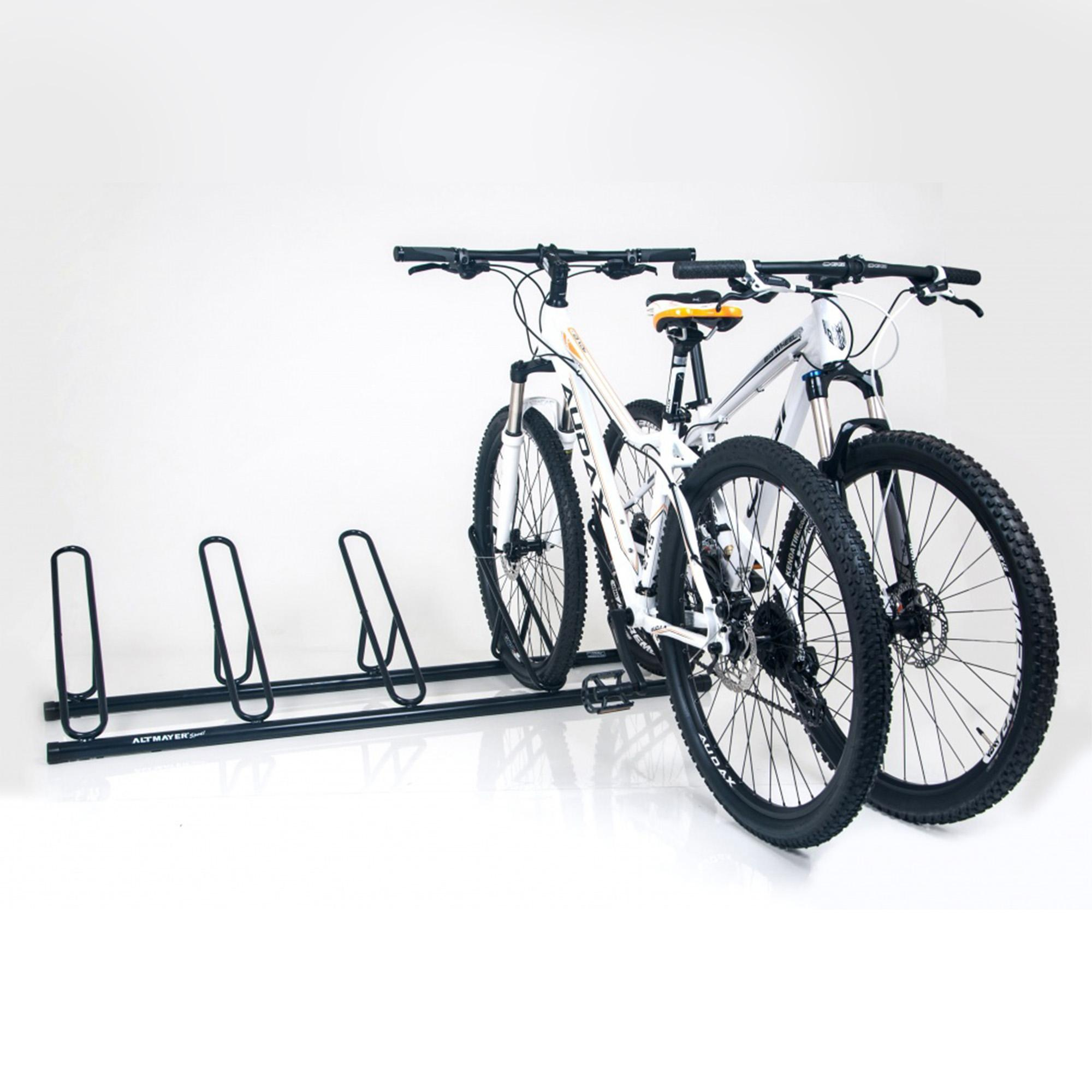 Bicicletario De Chao Leve De 5 Vagas Galvanizado