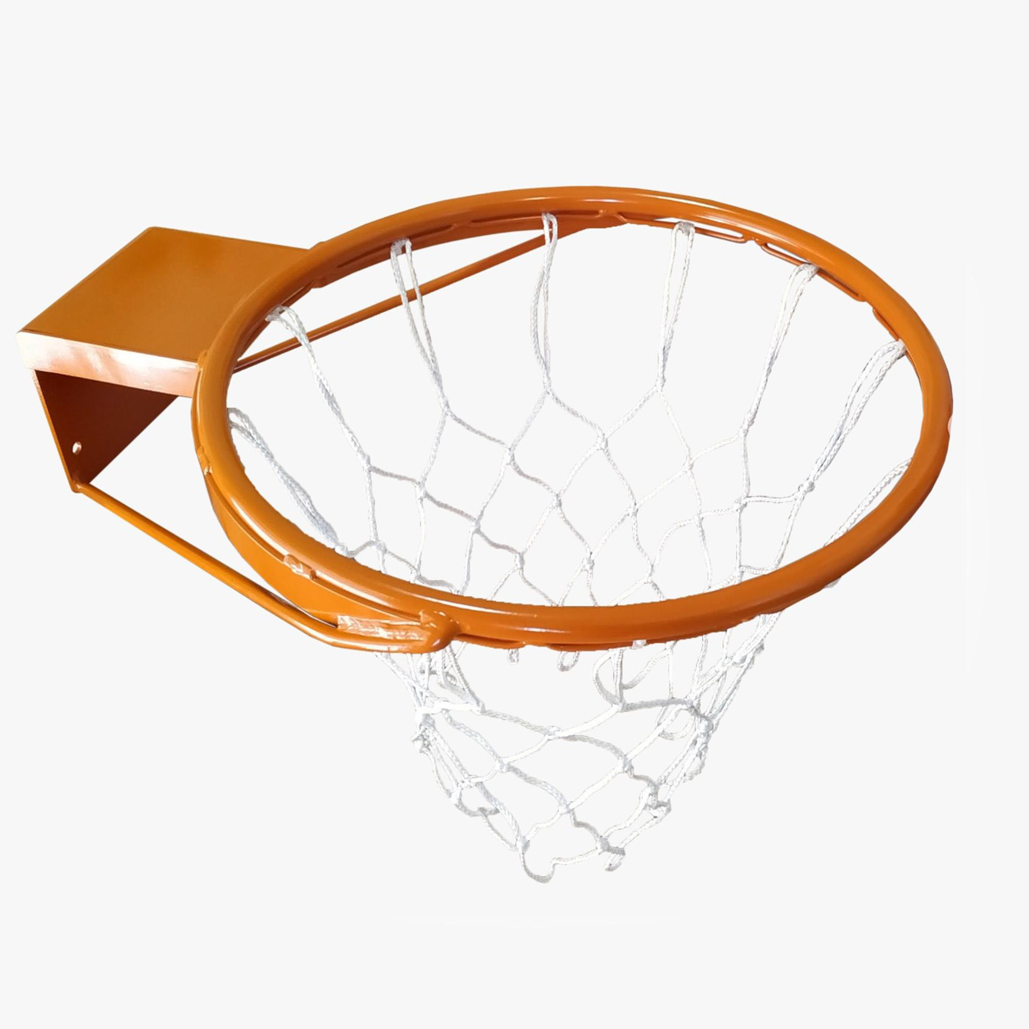 Cesta/aro De Basquete Fixo Reforçado Medidas Oficiais