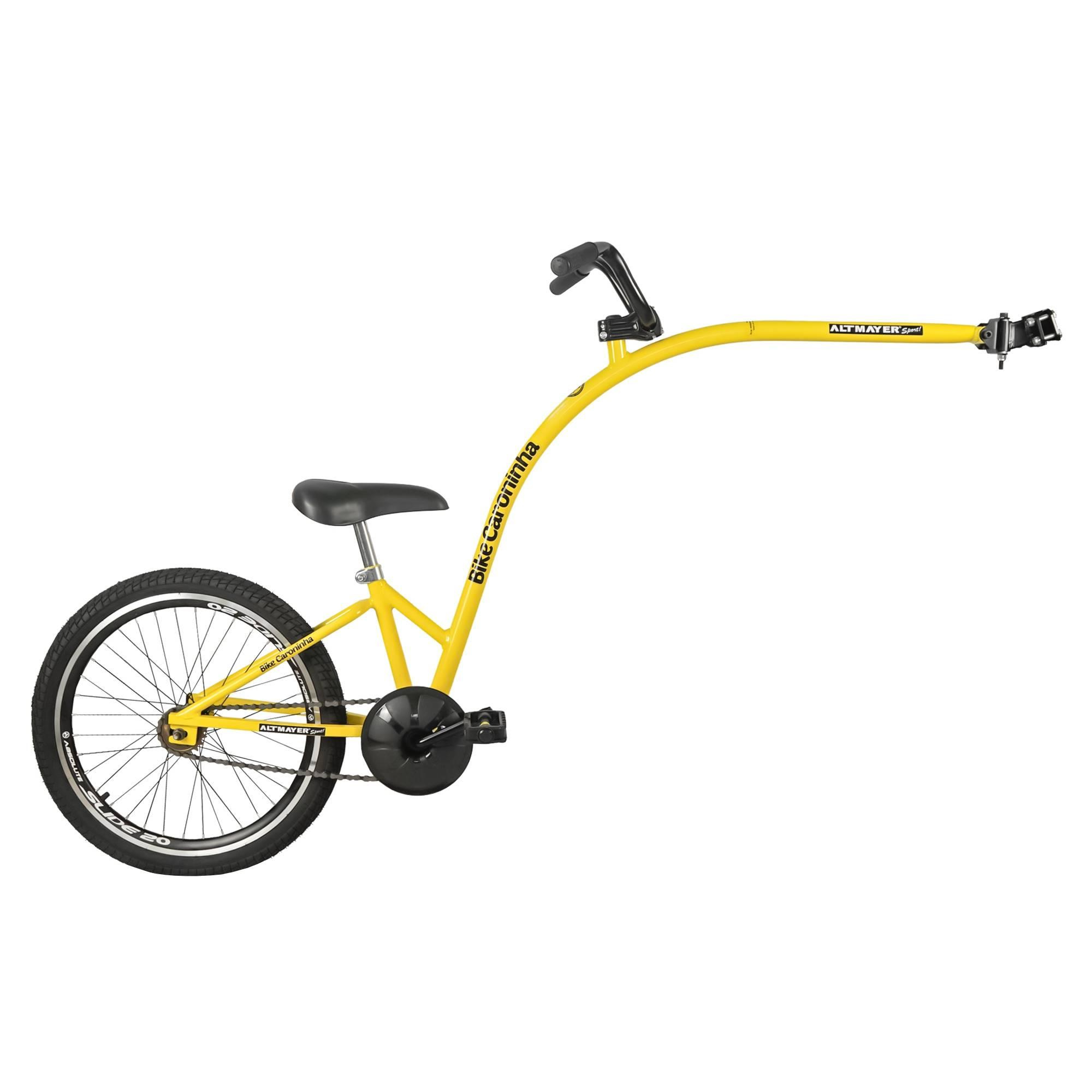 Bike Caroninha Amarela Reboque Infantil
