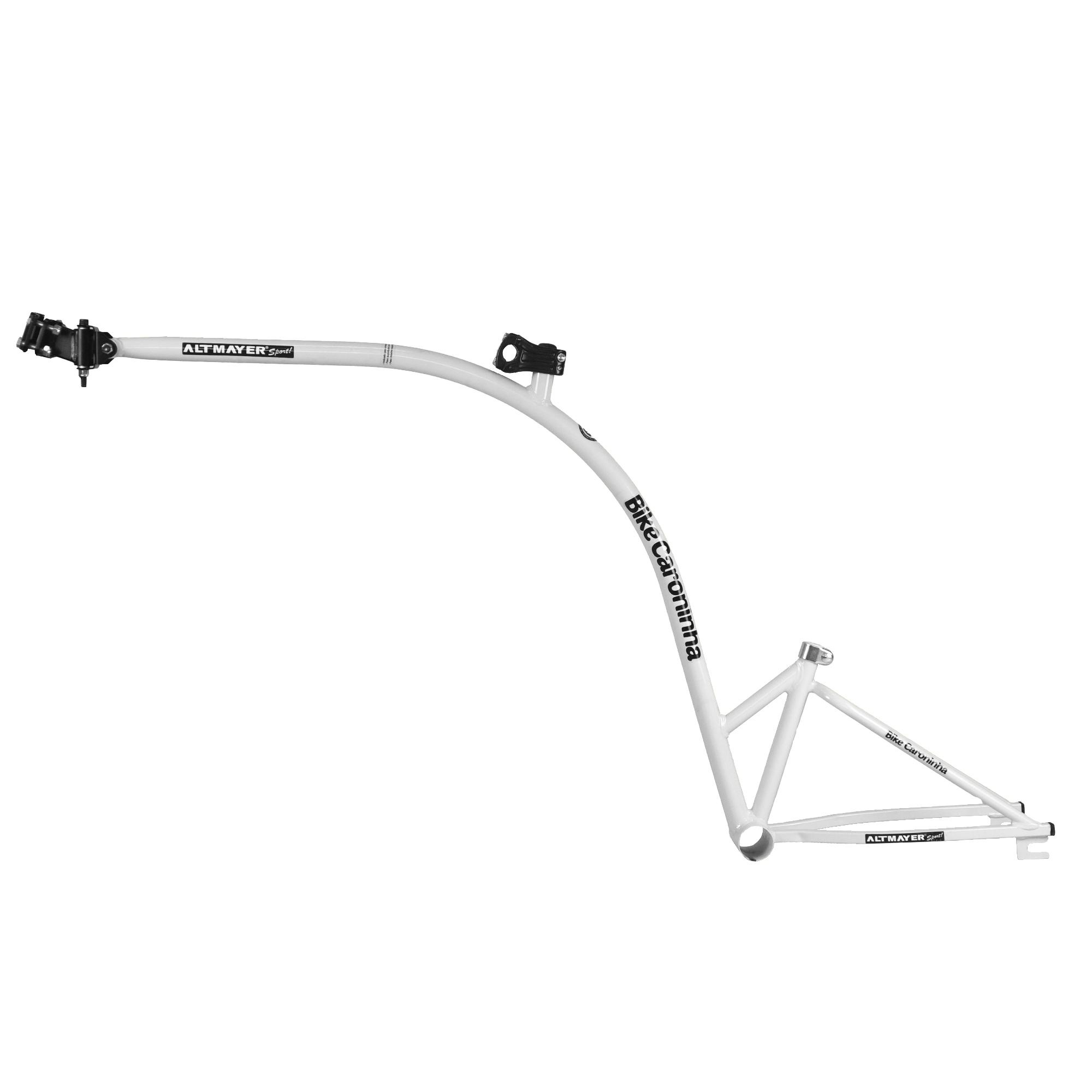 Bike Caroninha Branca Reboque Infantil - Apenas O Quadro
