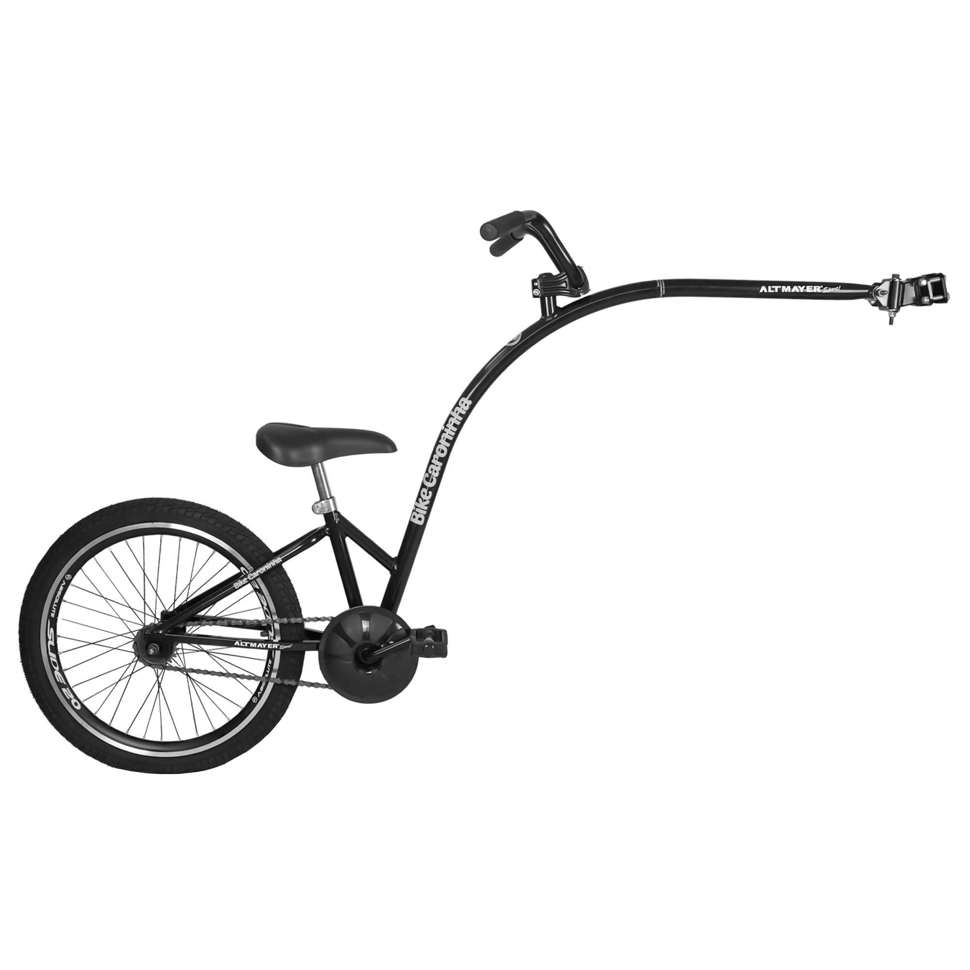 Bike Caroninha Preta Reboque Infantil