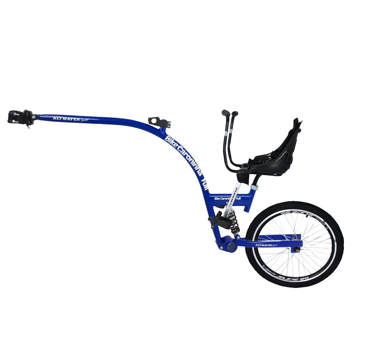 Bike Caroninha Babu Full Completo Azul Com Assento Preto