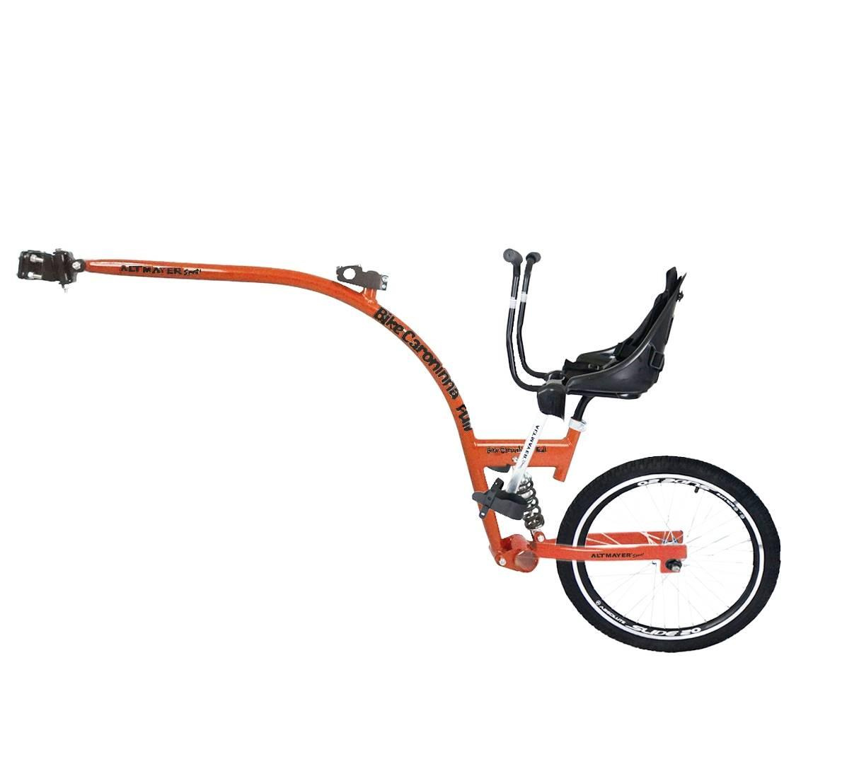 Bike Caroninha Baby Full Completo Laranja Com Assento Preto